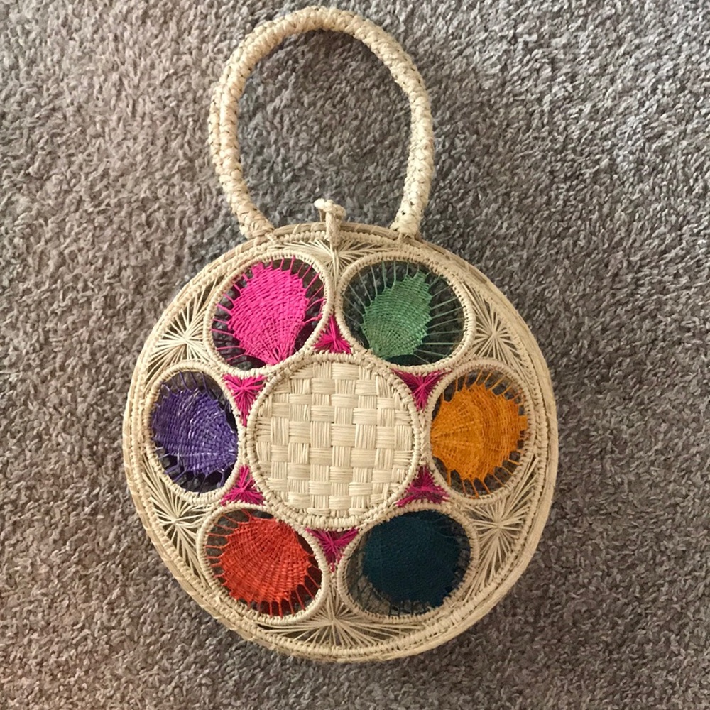 Anthropologie Spring Basket Bag